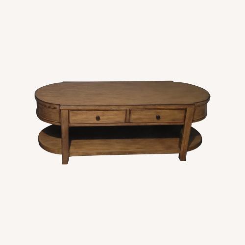 Used Vintage/Antique Dark Brown Coffee Table for sale on AptDeco