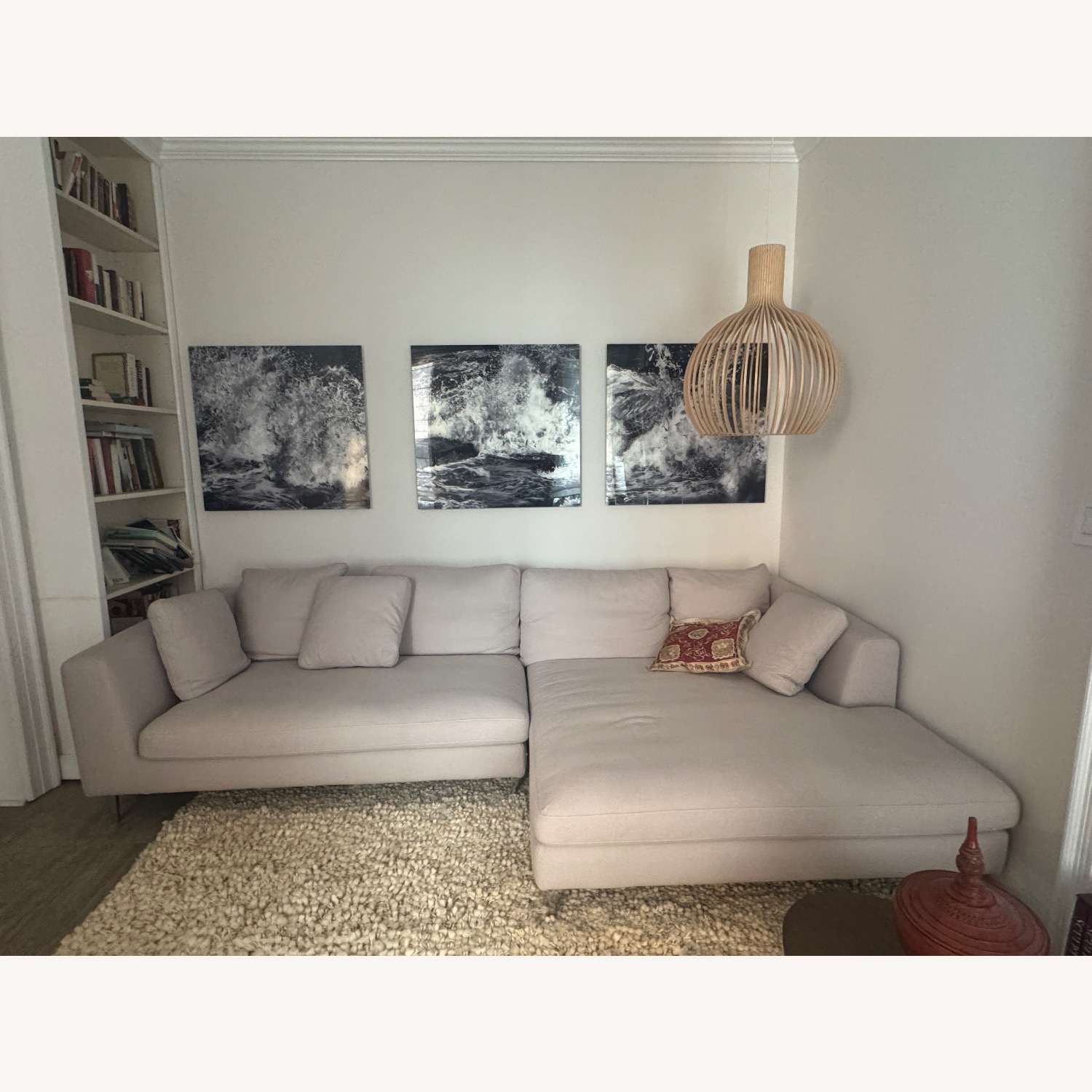 Rove Concepts Light Gray 2 Piece Sectional - image-1