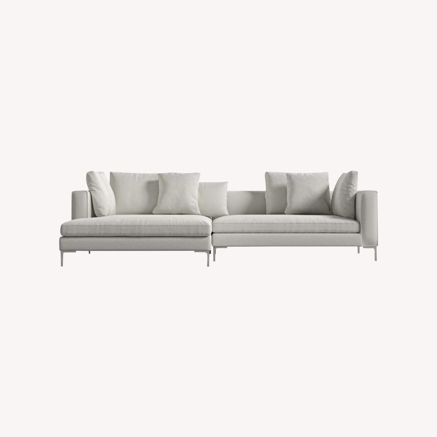 Rove Concepts Light Gray 2 Piece Sectional - image-0