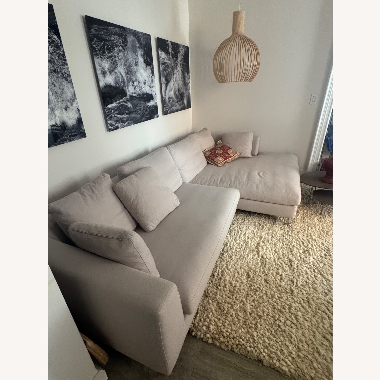 Rove Concepts Light Gray 2 Piece Sectional - image-2