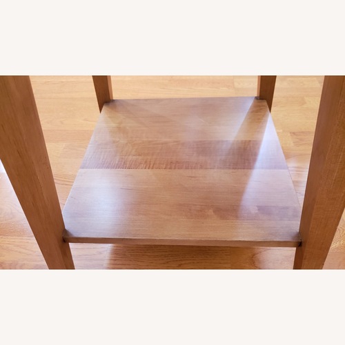 Used Ethan Allen Country Colors Round Wood End Table for sale on AptDeco