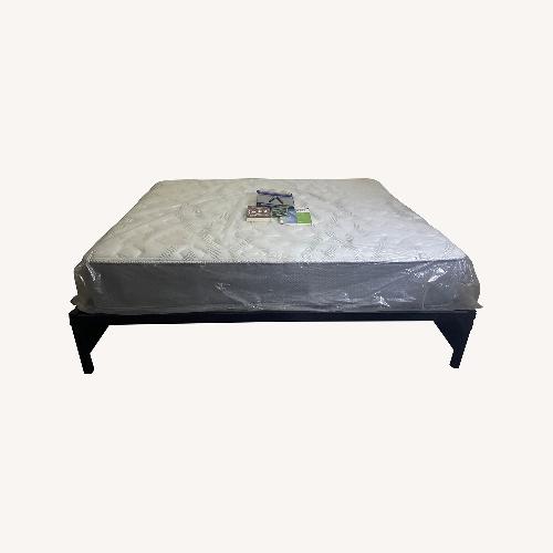 Used Black Metal Queen Bed for sale on AptDeco