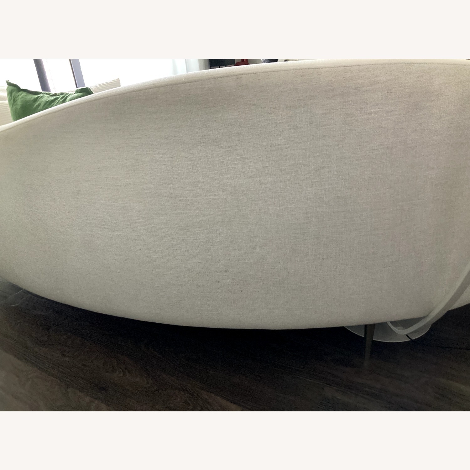 CB2 Curvo 96.5" White Performance Fabric Sofa by Goop - image-5