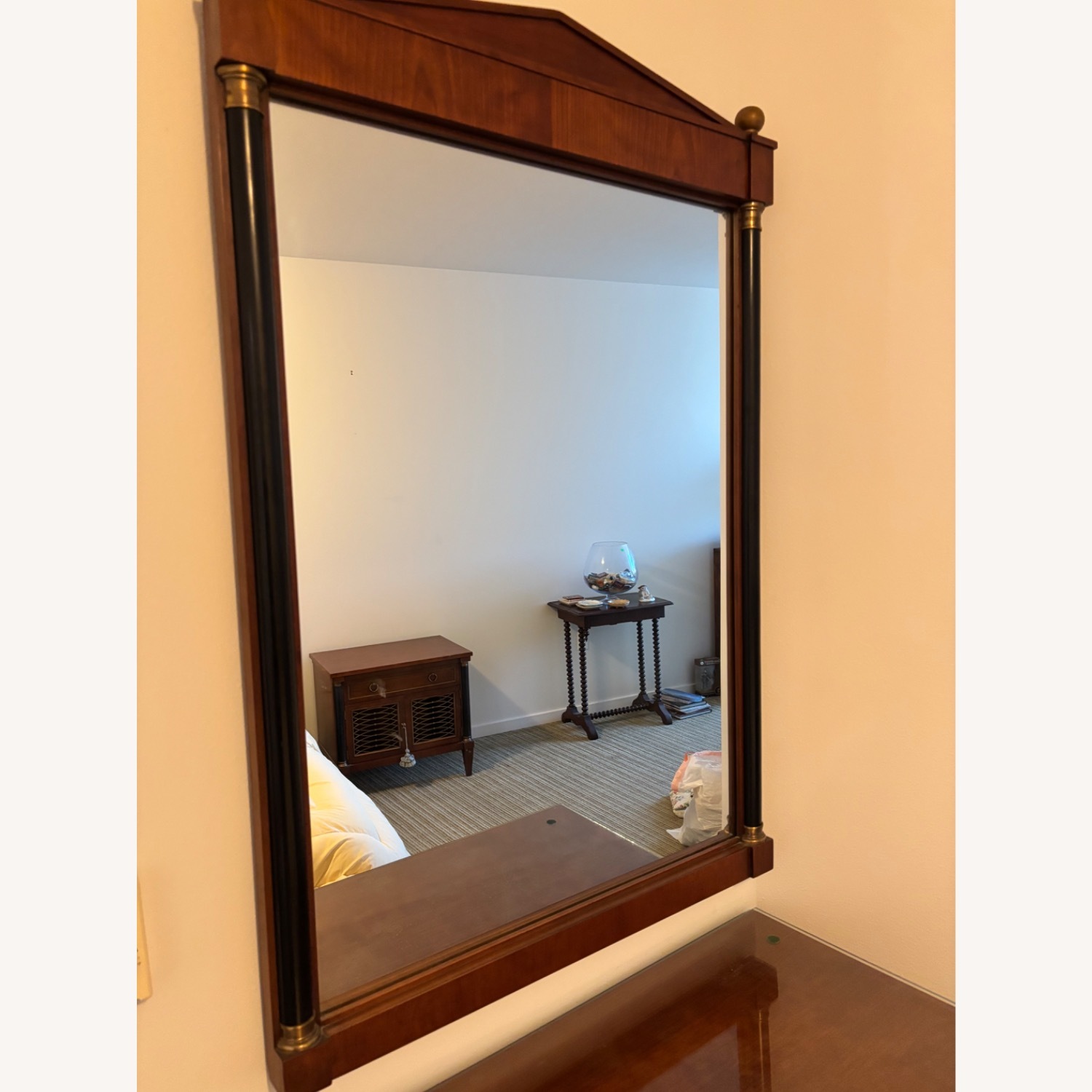 Henredon Dark Brown Dresser with Matching Mirror - image-7