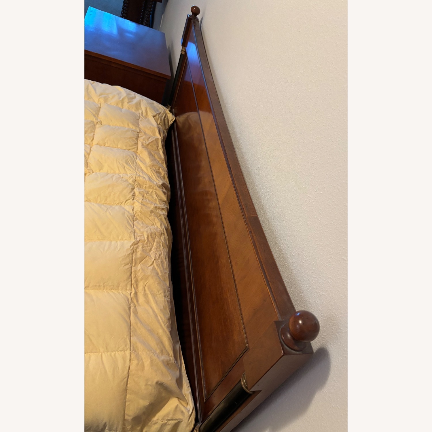  Henredon Dark Brown Wood Queen-Sized Headboard - image-2