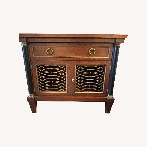 Used Henredon Dark Brown Wood Nightstand for sale on AptDeco