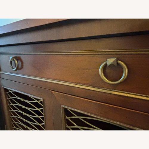 Used Henredon Dark Brown Wood Nightstand for sale on AptDeco