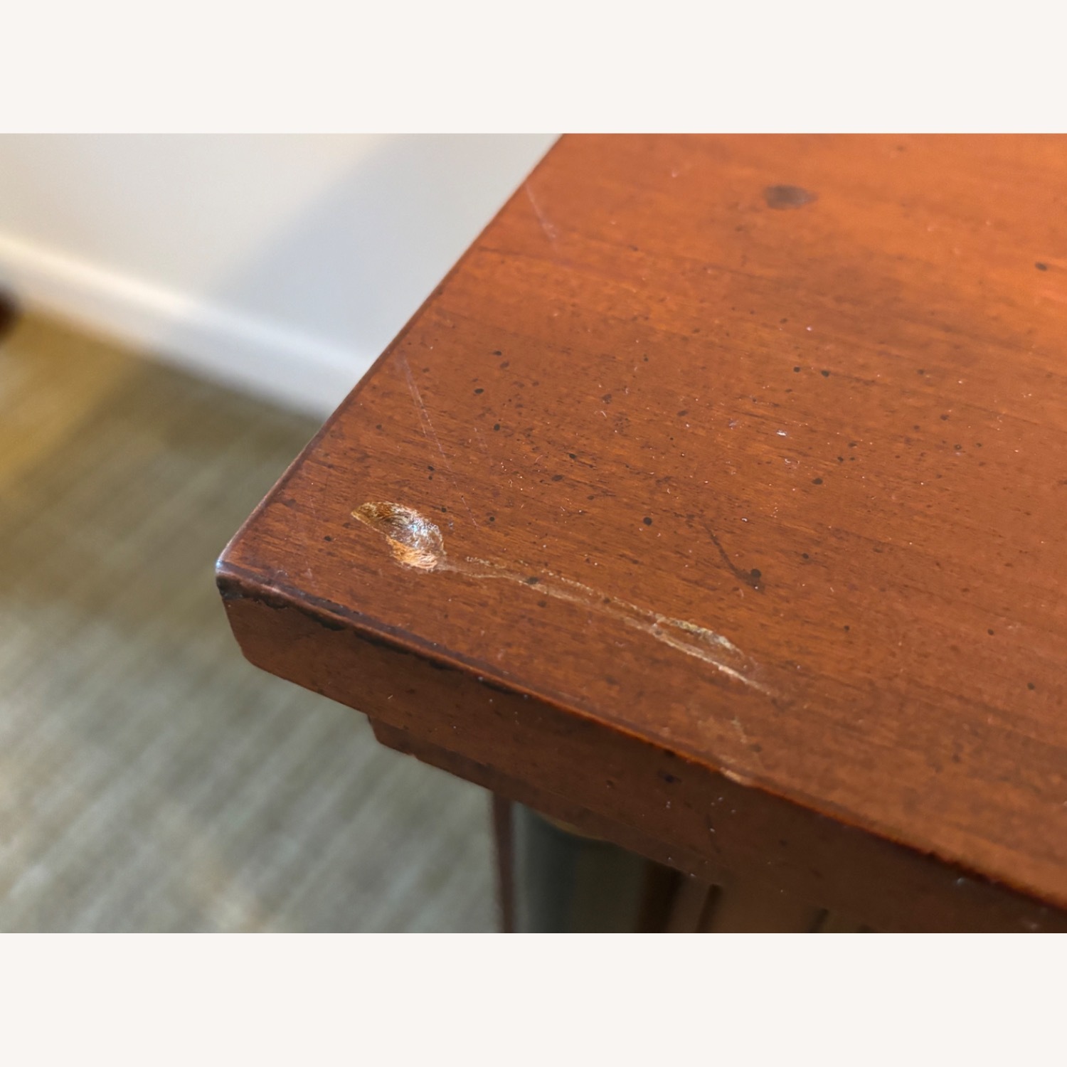 Henredon Dark Brown Wood Nightstand - image-2