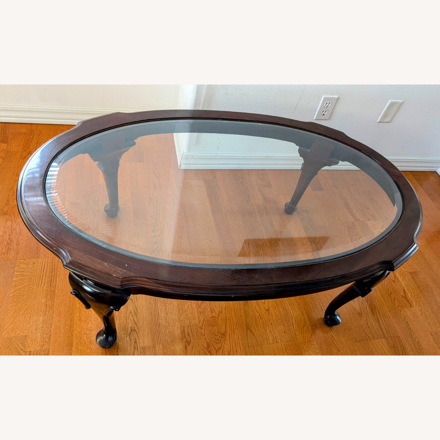 Ethan Allen Georgian Court Wood Coffee Table - image-5