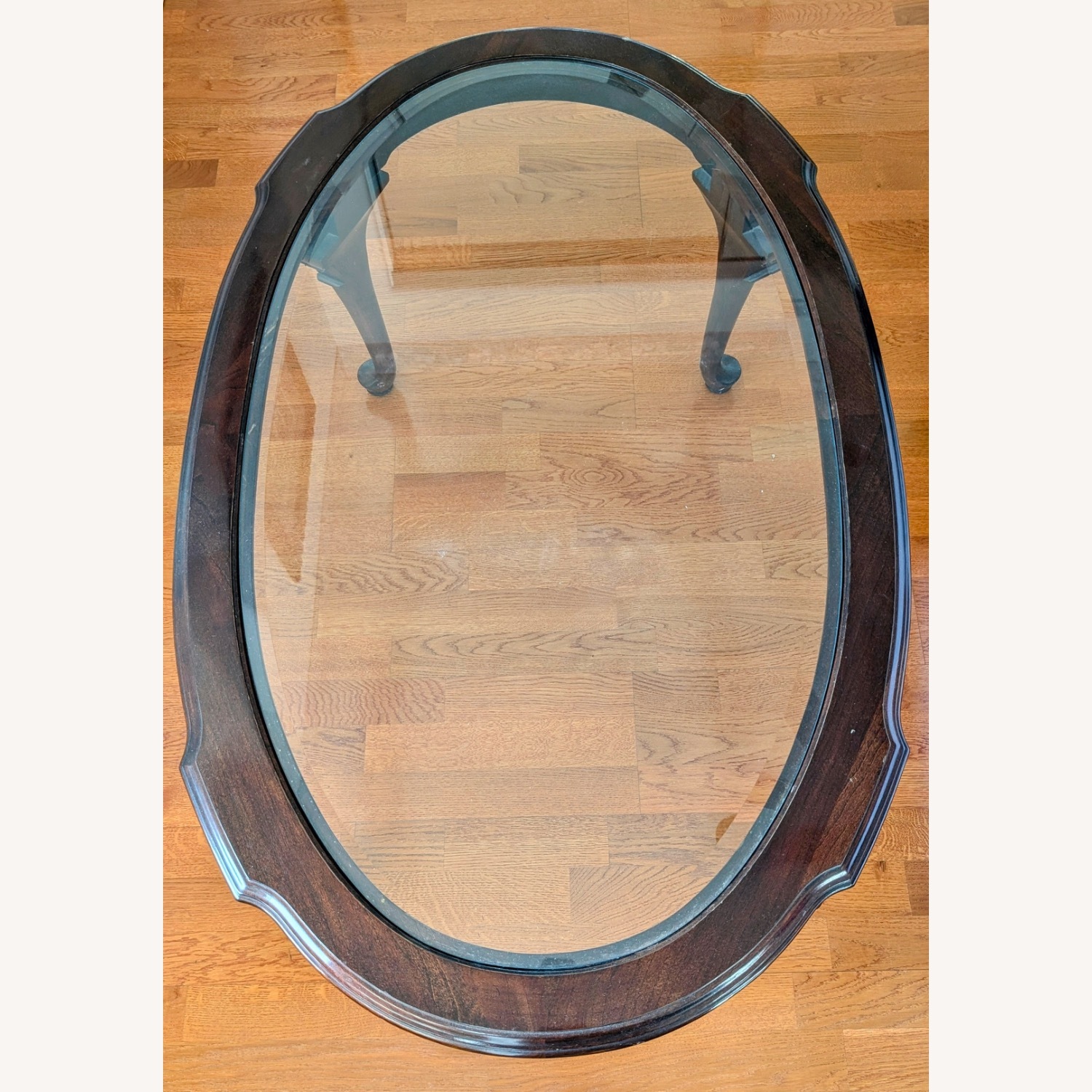 Ethan Allen Georgian Court Wood Coffee Table - image-1