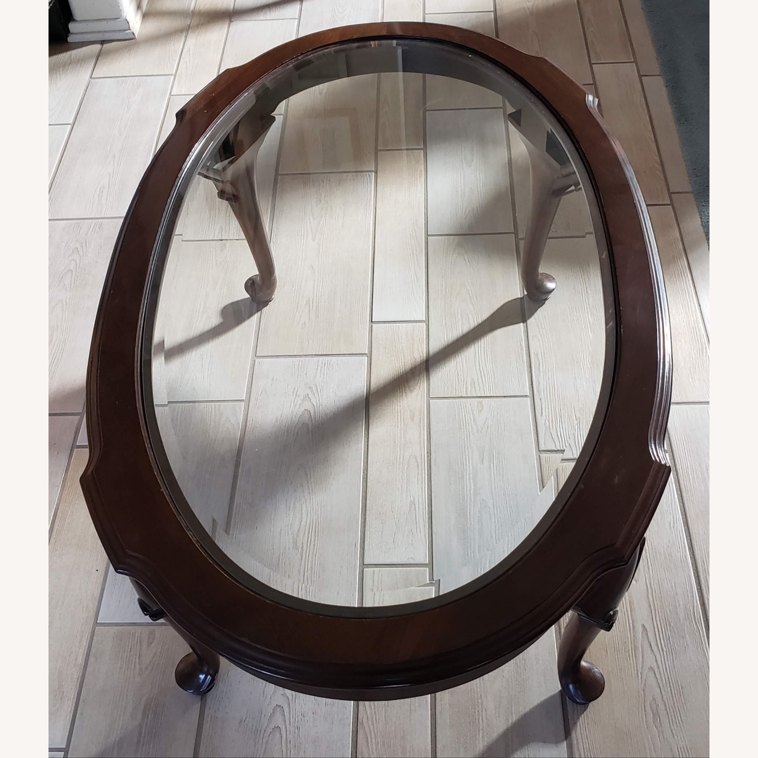 Ethan Allen Georgian Court Wood Coffee Table - image-4