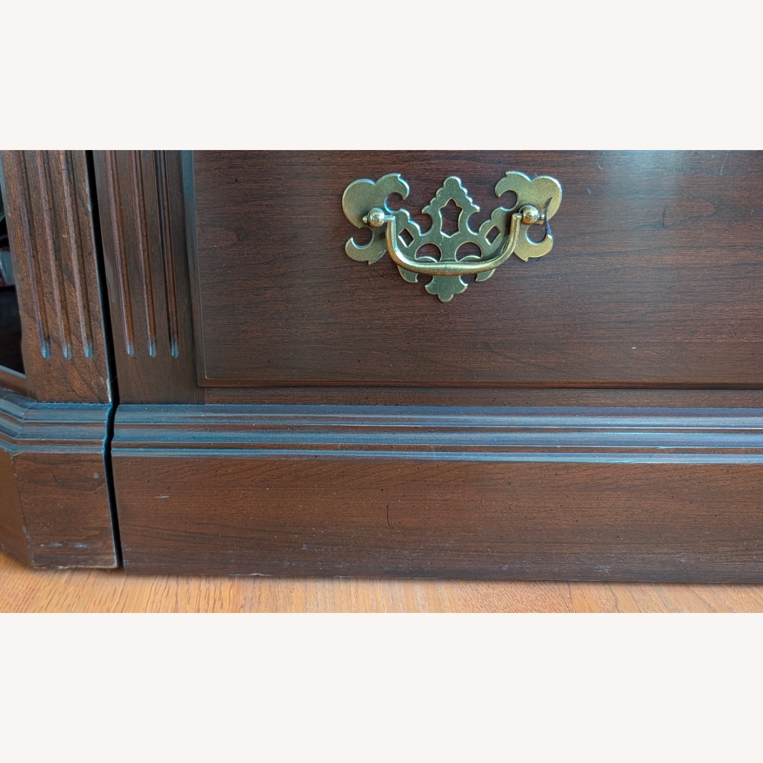 Ethan Allen Georgian Court Wood Wall Unit - image-5