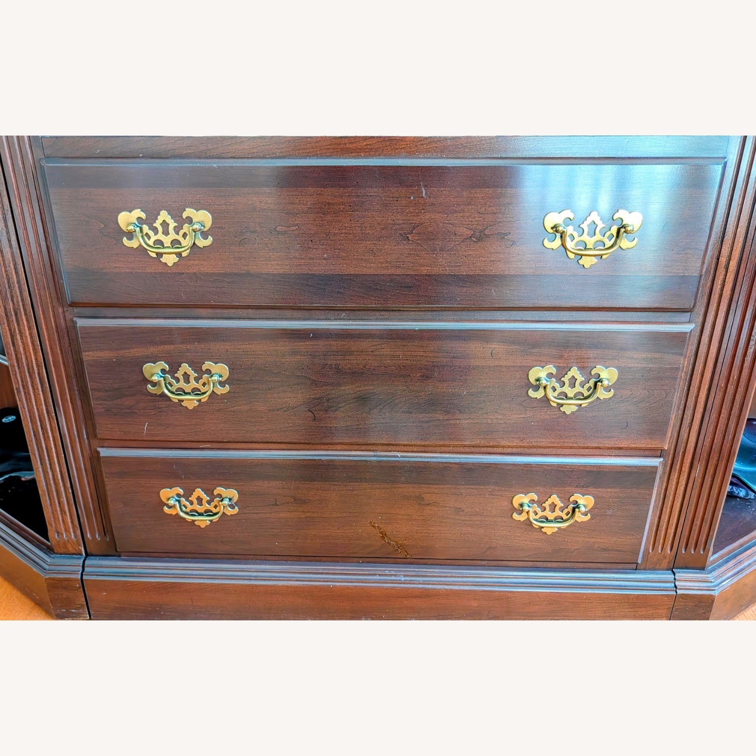 Ethan Allen Georgian Court Wood Wall Unit - image-3