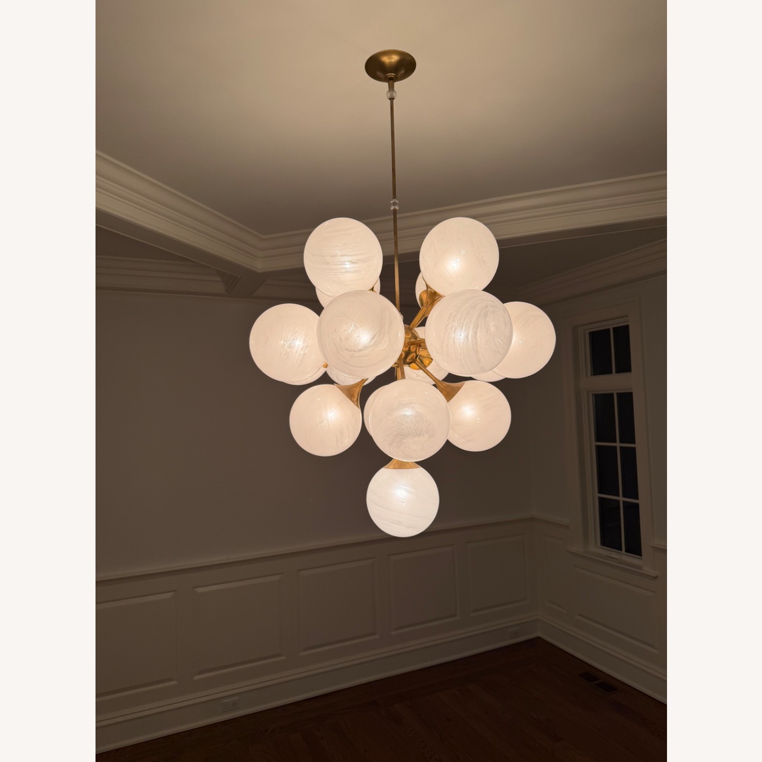 AERIN Gold Brass Ceiling Lamp - image-5