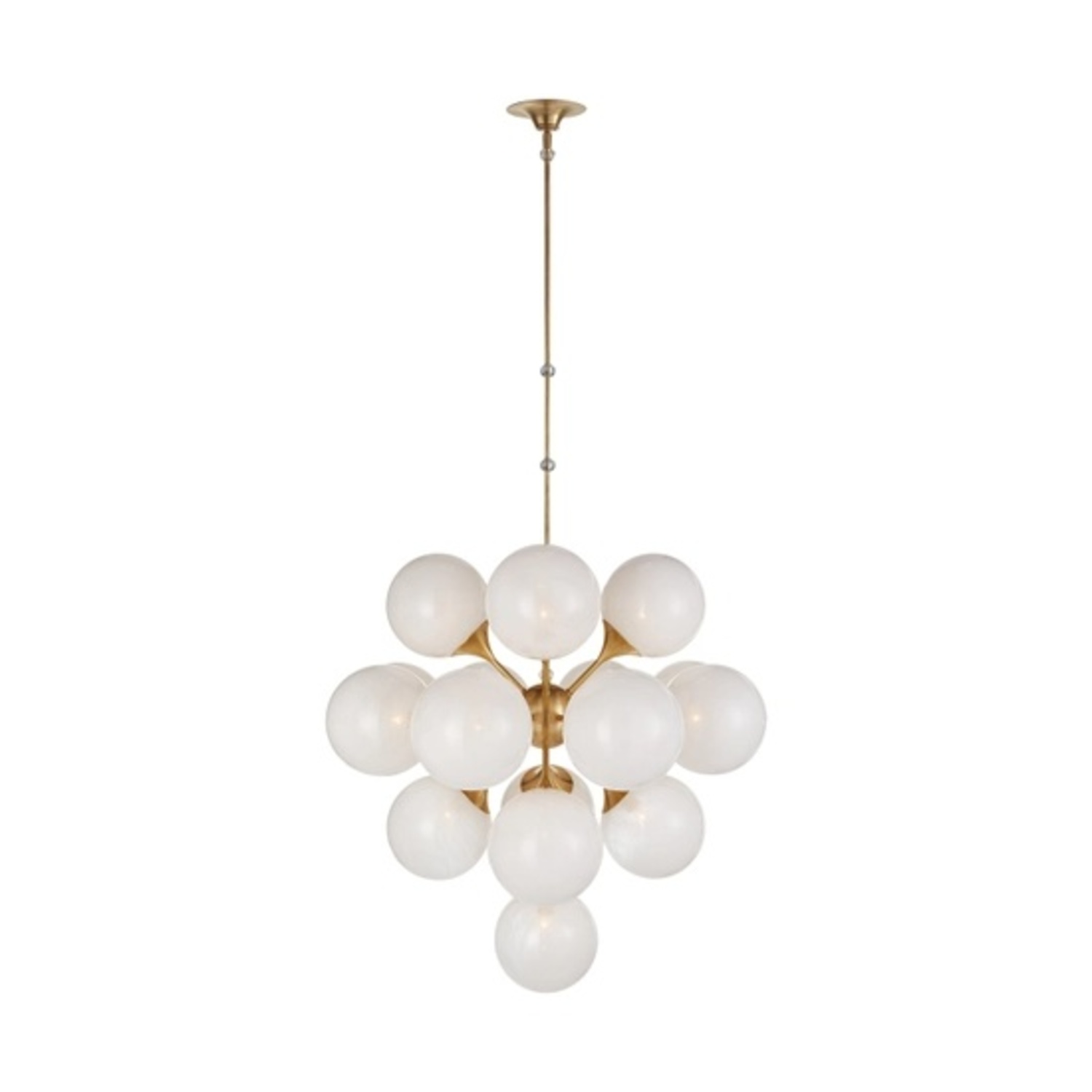 AERIN Gold Brass Ceiling Lamp - image-7