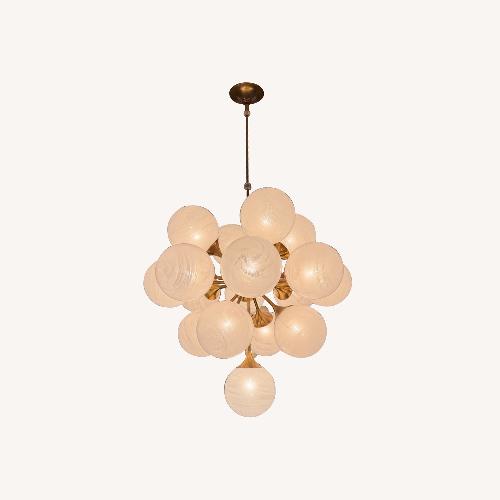 Used AERIN Gold Brass Ceiling Lamp for sale on AptDeco