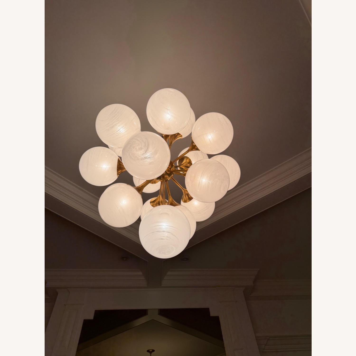AERIN Gold Brass Ceiling Lamp - image-2