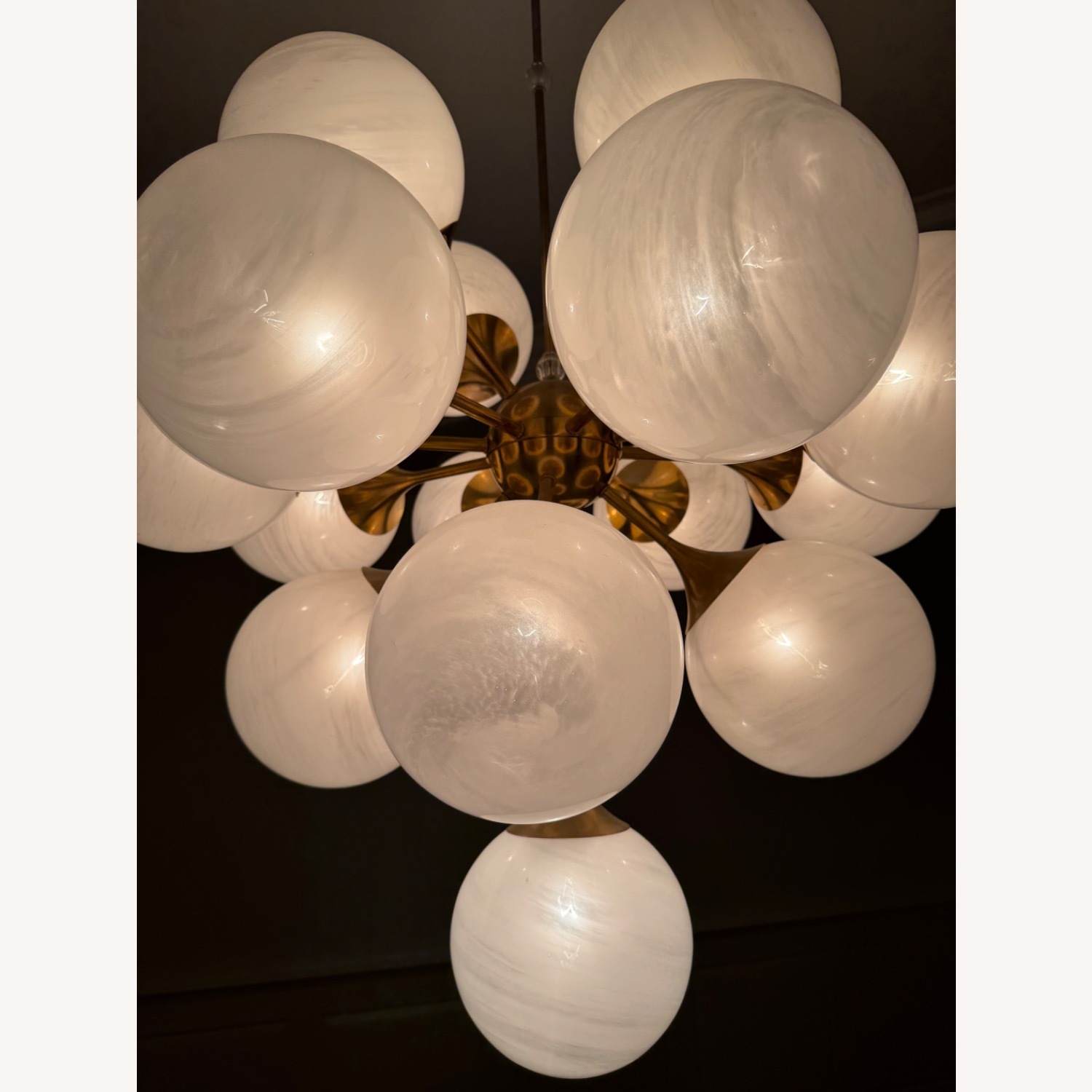 AERIN Gold Brass Ceiling Lamp - image-6