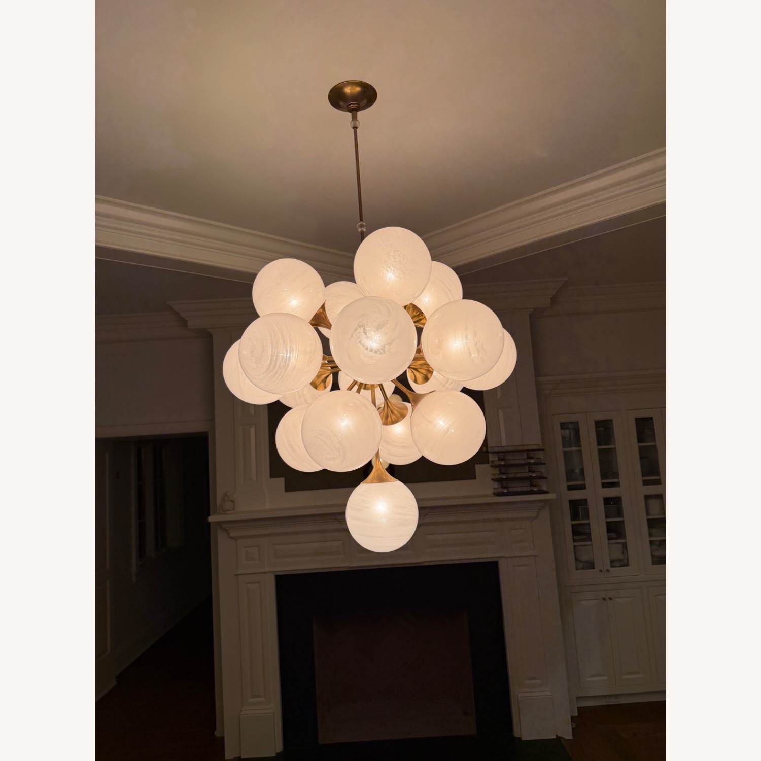 AERIN Gold Brass Ceiling Lamp - image-3