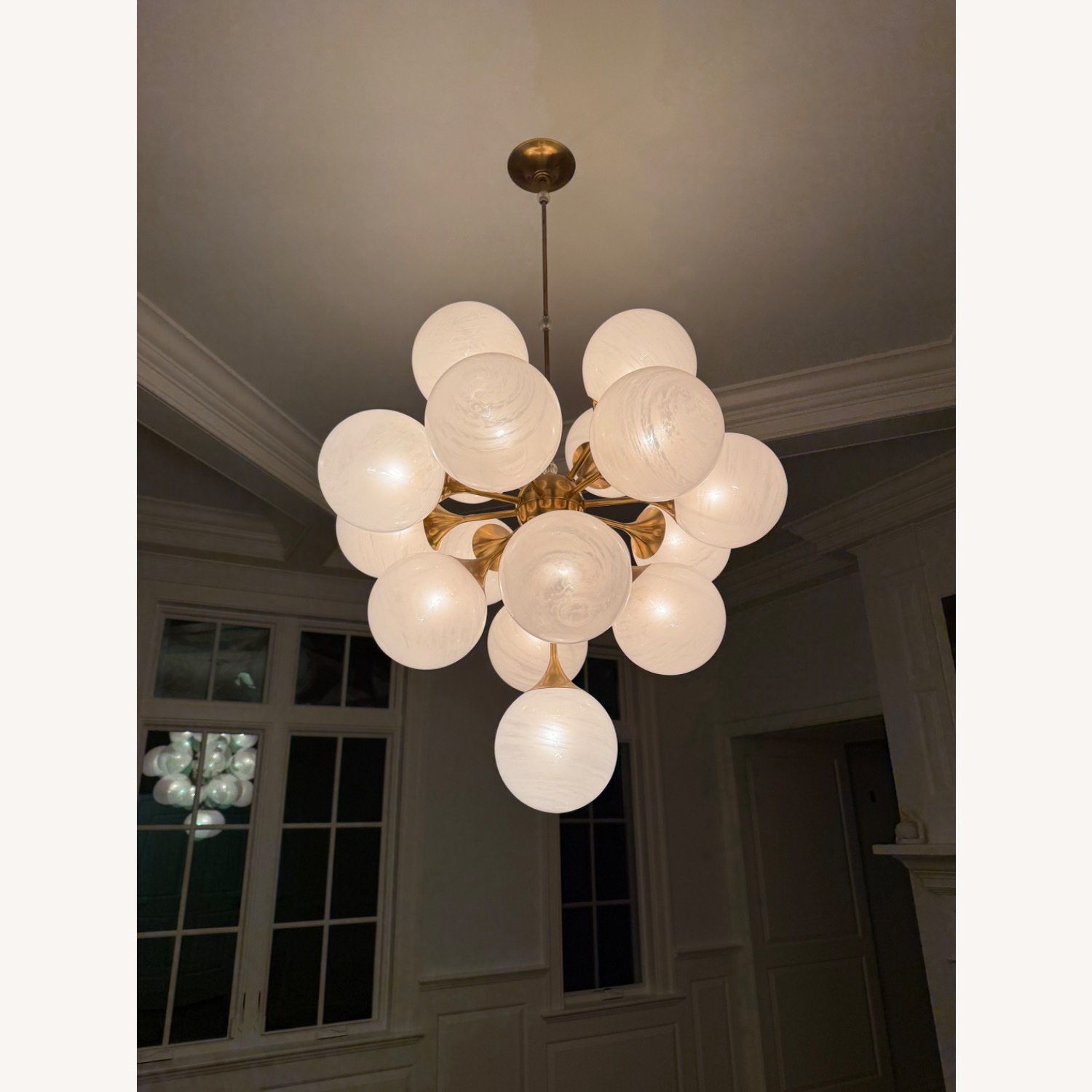 AERIN Gold Brass Ceiling Lamp - image-1