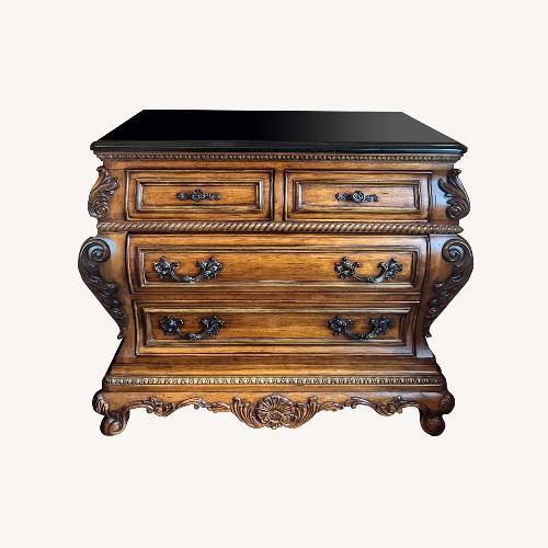 Used Vintage/Antique Dark Brown Wood Nightstands for sale on AptDeco