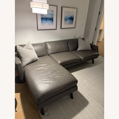 Used American Leather Nash Sectional With Chaise Lounge  for sale on AptDeco