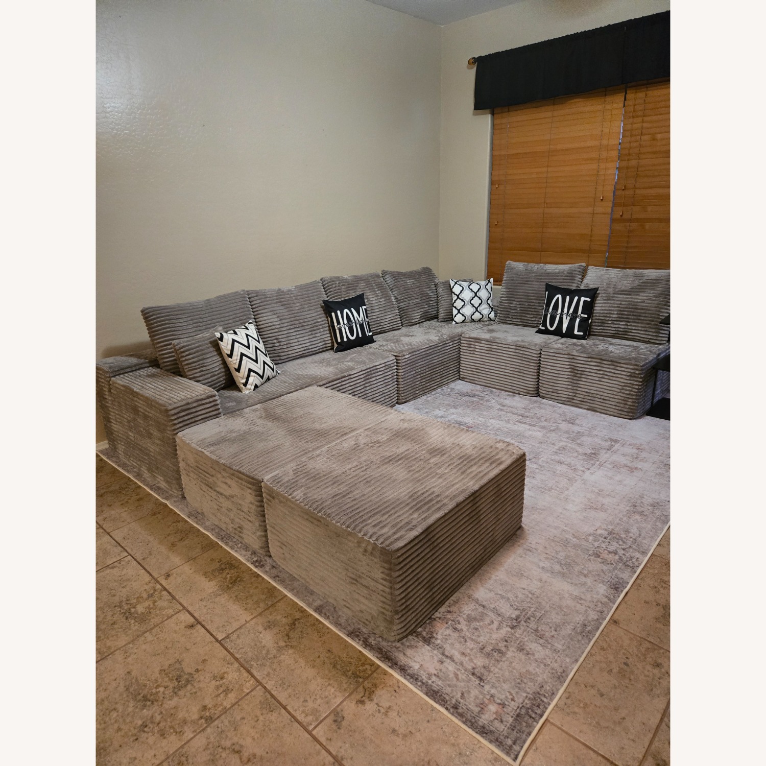 Light Brown 3+ Piece Sectional - image-1