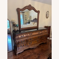 Vintage/Antique Dark Brown Wood Dresser