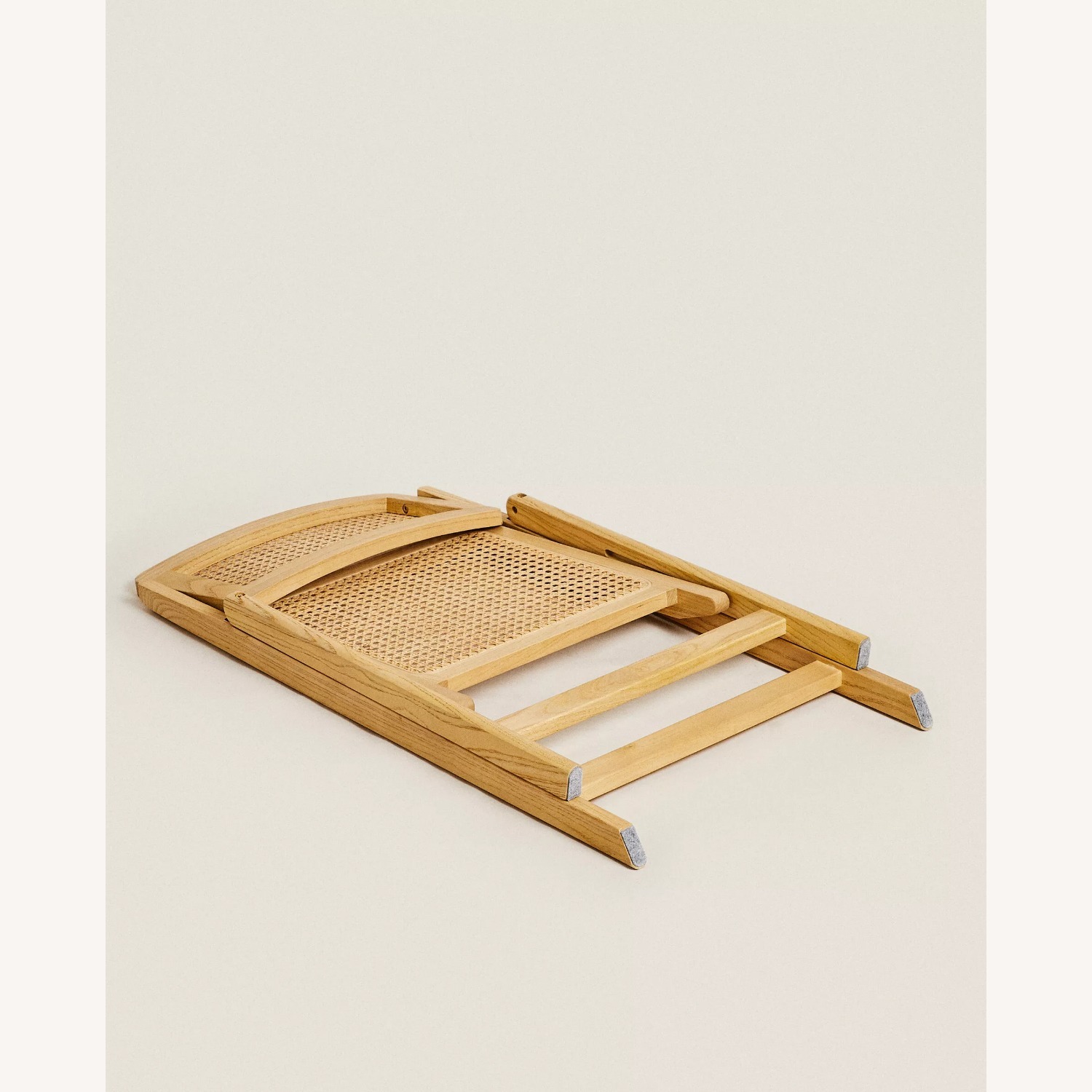 Zara Home Natural Rattan Wood Folding Chairs  - image-3