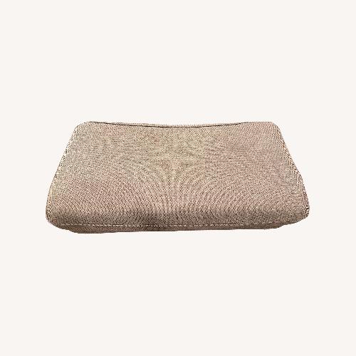 Used Bernhardt Dark Brown Fabric Ottoman for sale on AptDeco