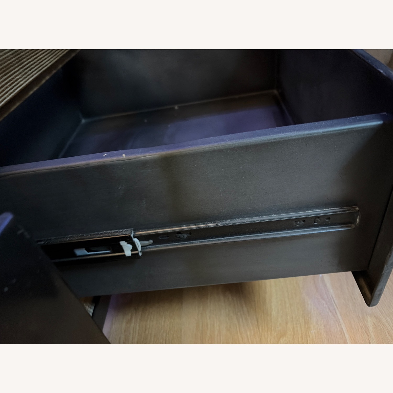 Restoration Hardware Dark Brown Wood Twin Bed - image-3