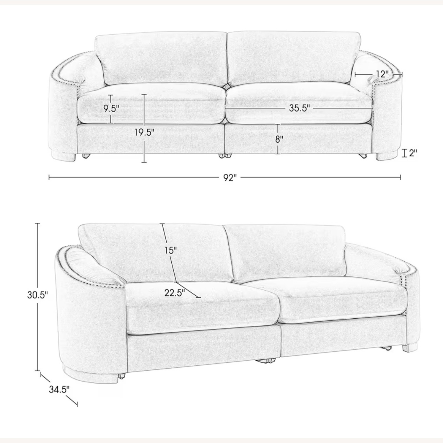Bob's Discount Furniture Sofa - image-2