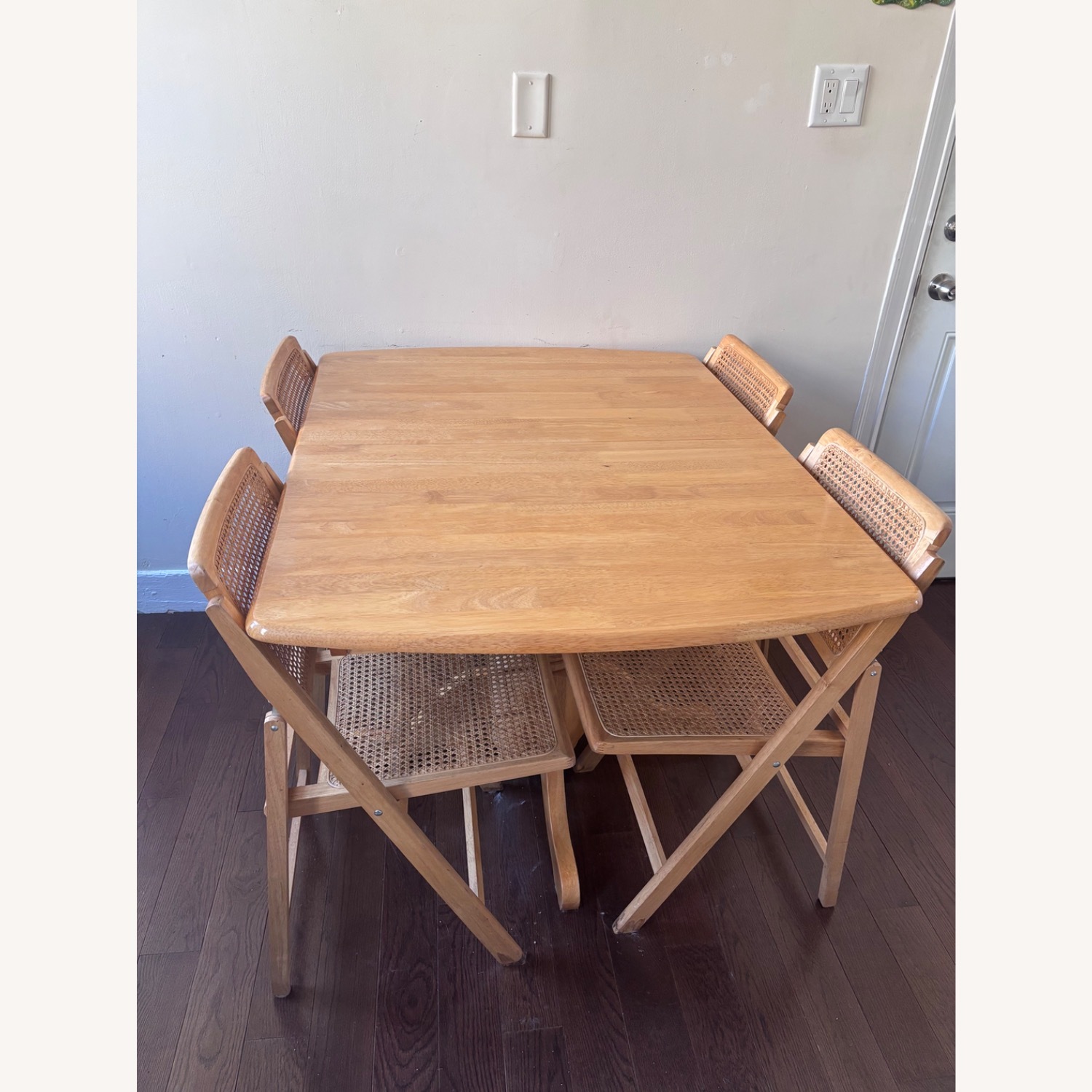 Vintage/Antique Natural Wood Dining Sets - image-7