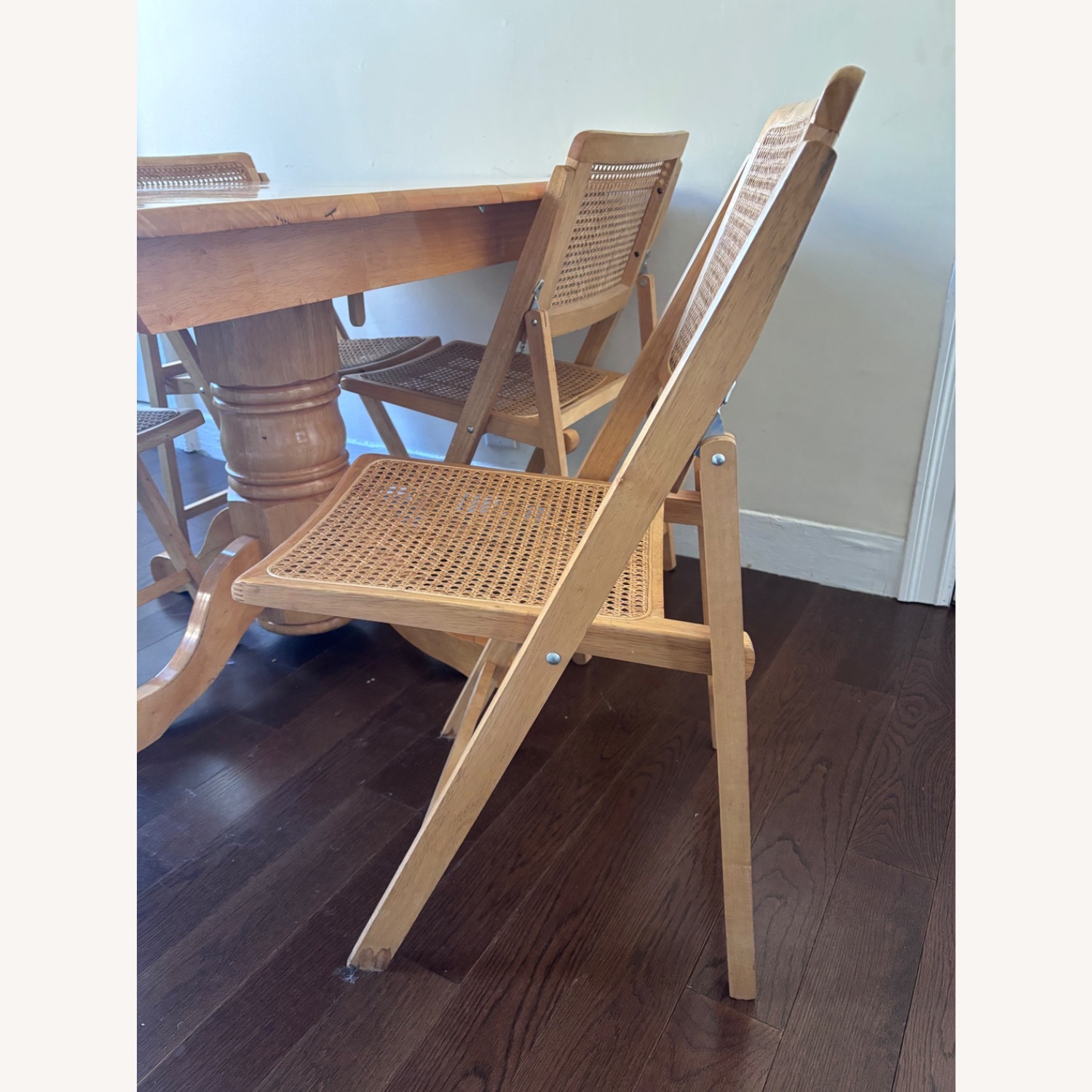 Vintage/Antique Natural Wood Dining Sets - image-12