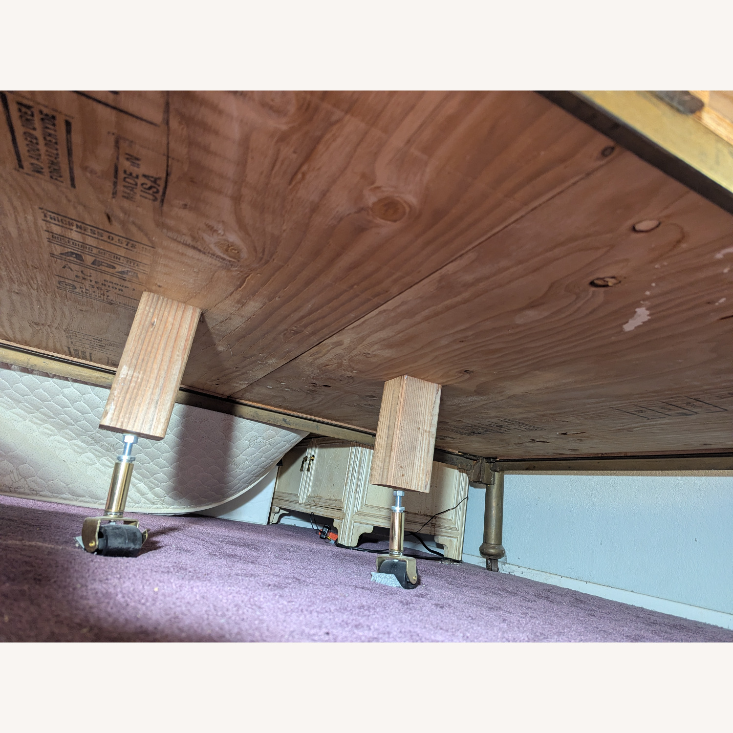 Brass Bed Frame 1920's  - image-1