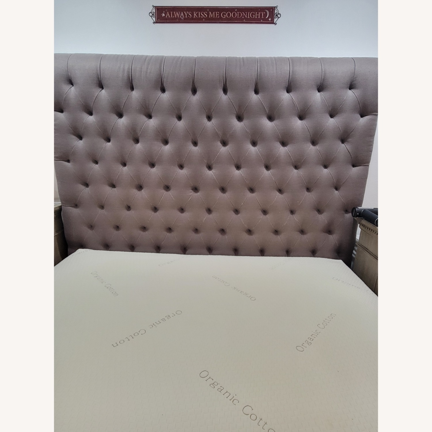 Restoration Hardware Dark Gray King Bed - image-2