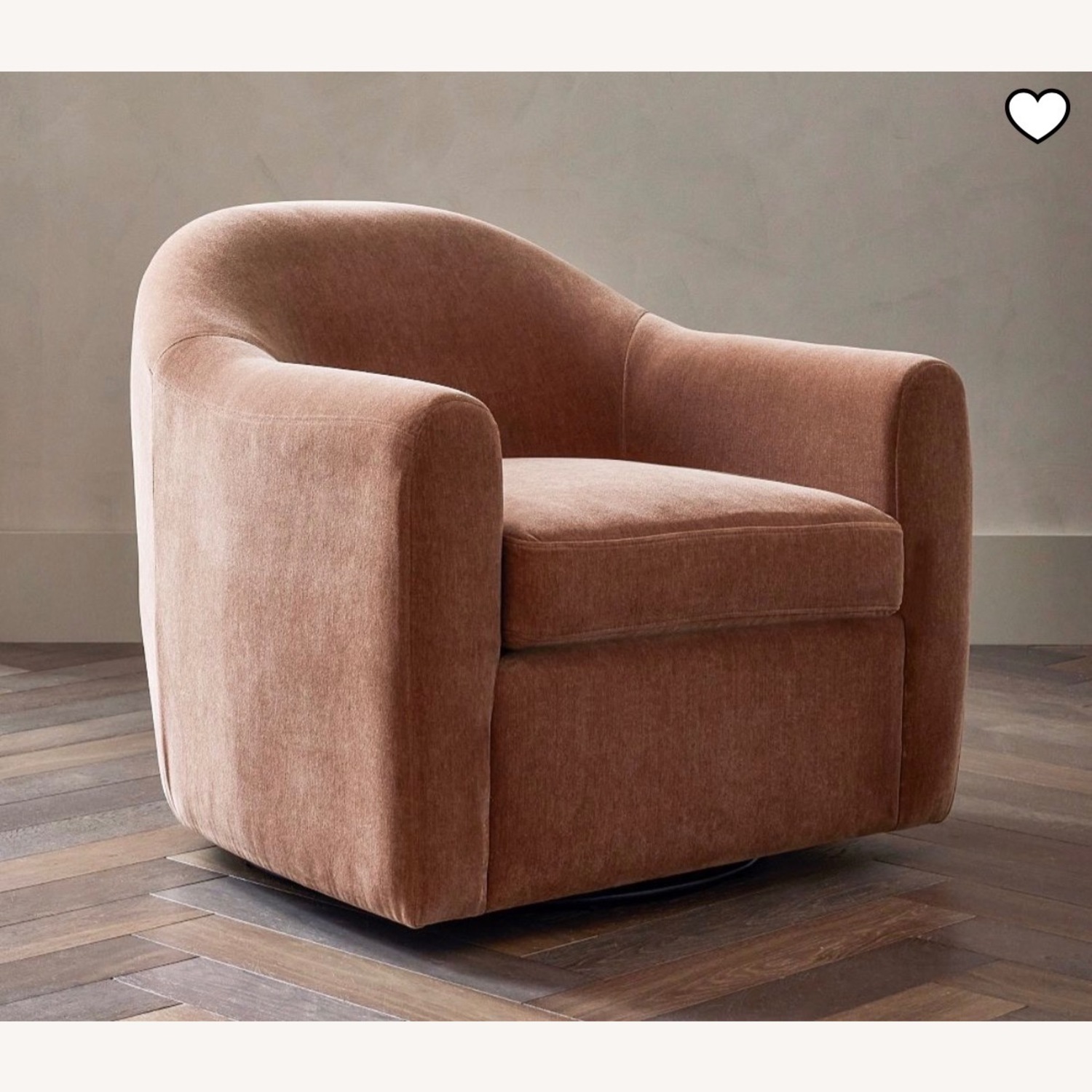 Pottery Barn Gideon Pink Velvet Accent Chair - image-3