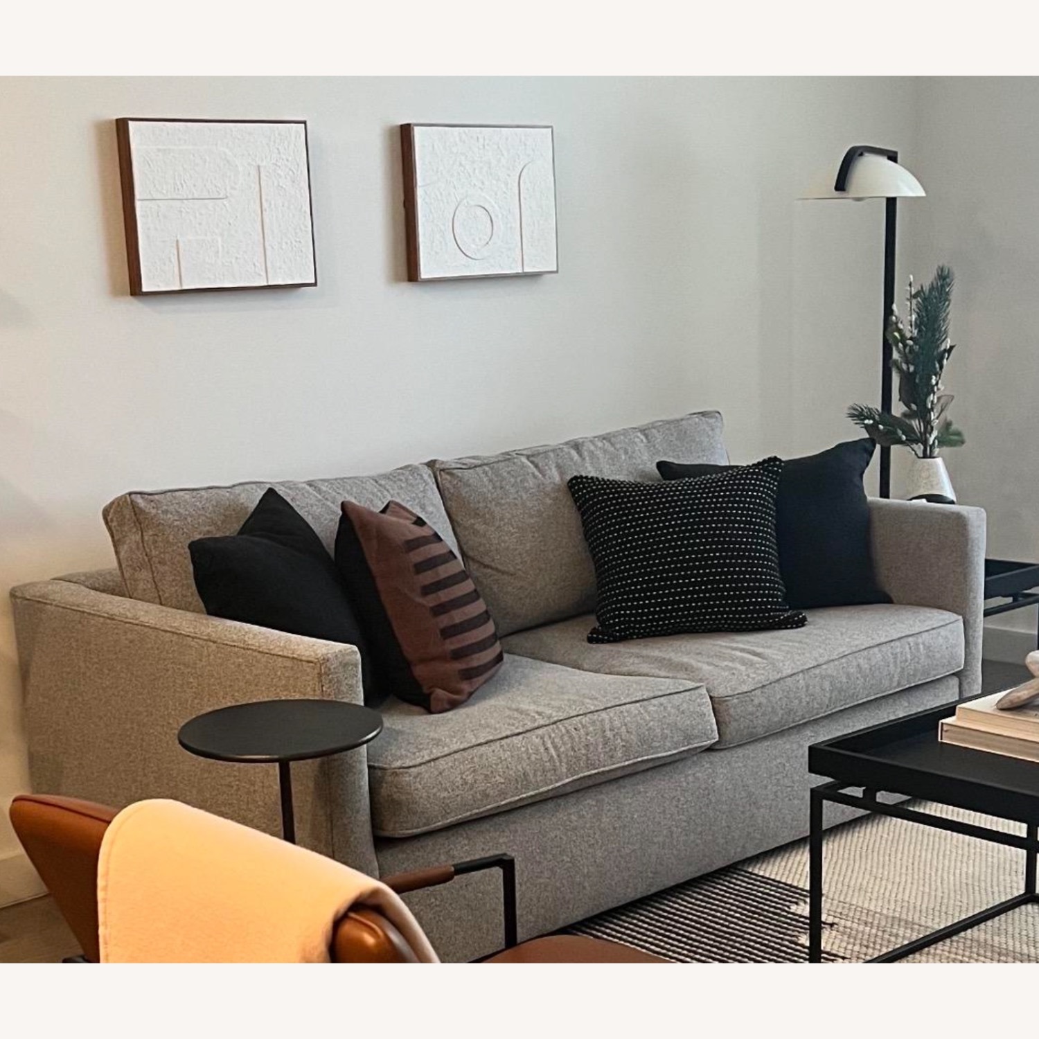 West Elm Harris Sleeper Sofa in Storm Gray - image-1