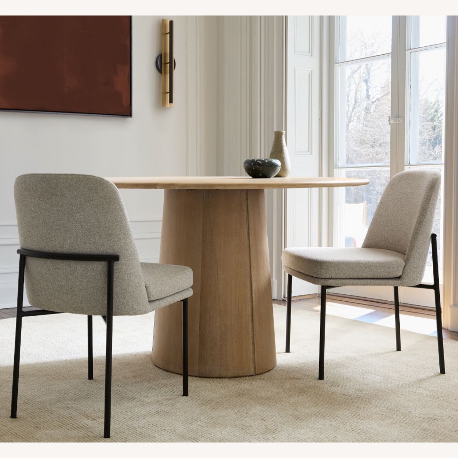 West Elm Jack Metal Frame Dining Chairs - image-5