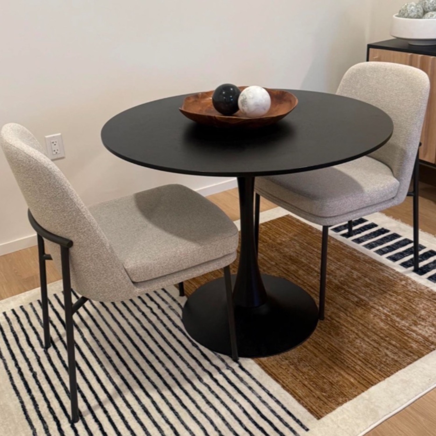 West Elm Jack Metal Frame Dining Chairs - image-1