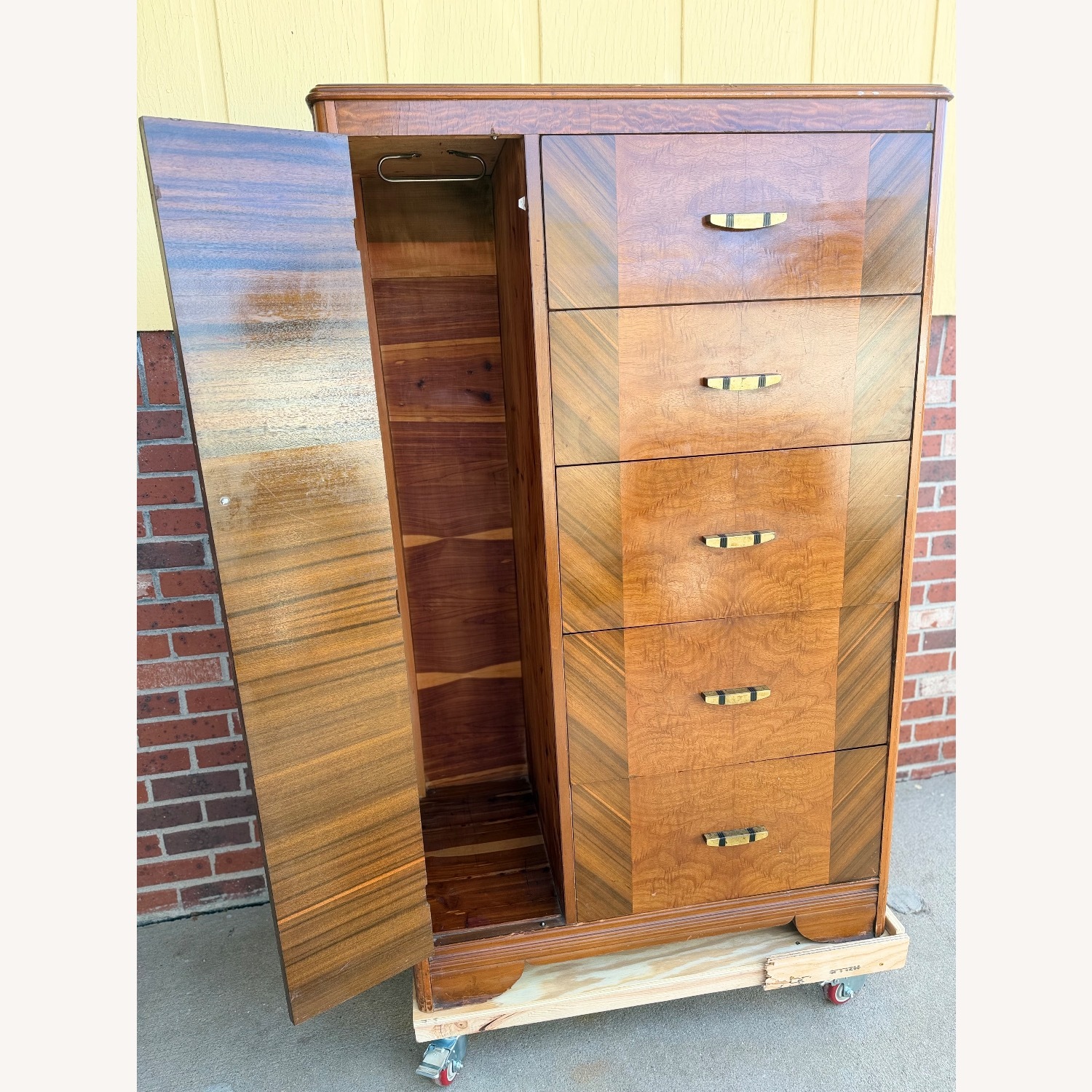 Vintage/Antique Chifferobe Wardrobe Dresser - image-1