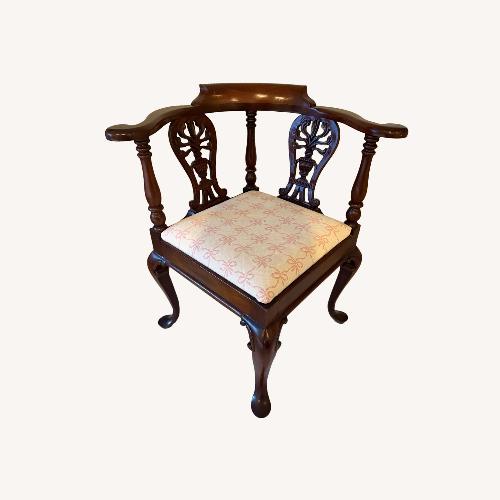 Used Vintage/Antique Finds Dark Brown Accent Chair for sale on AptDeco