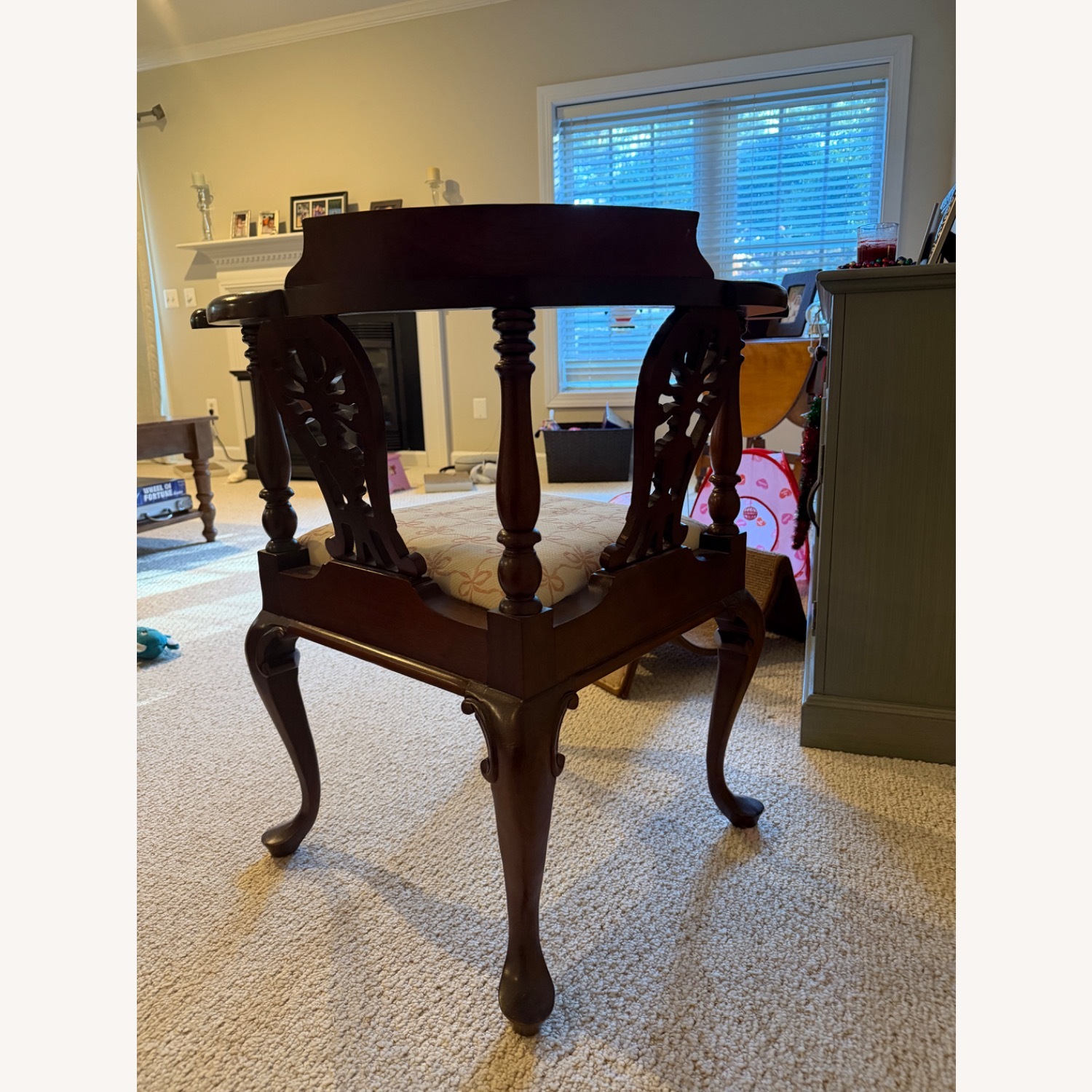 Vintage/Antique Finds Dark Brown Accent Chair - image-2