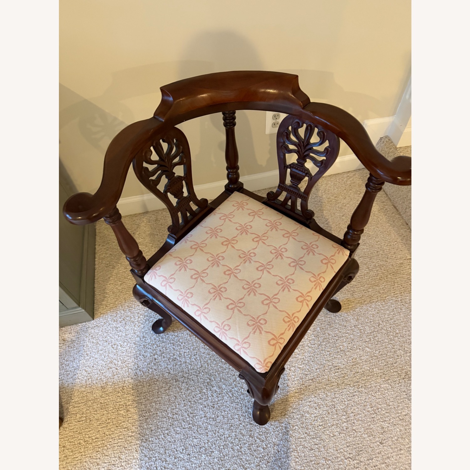 Vintage/Antique Finds Dark Brown Accent Chair - image-1