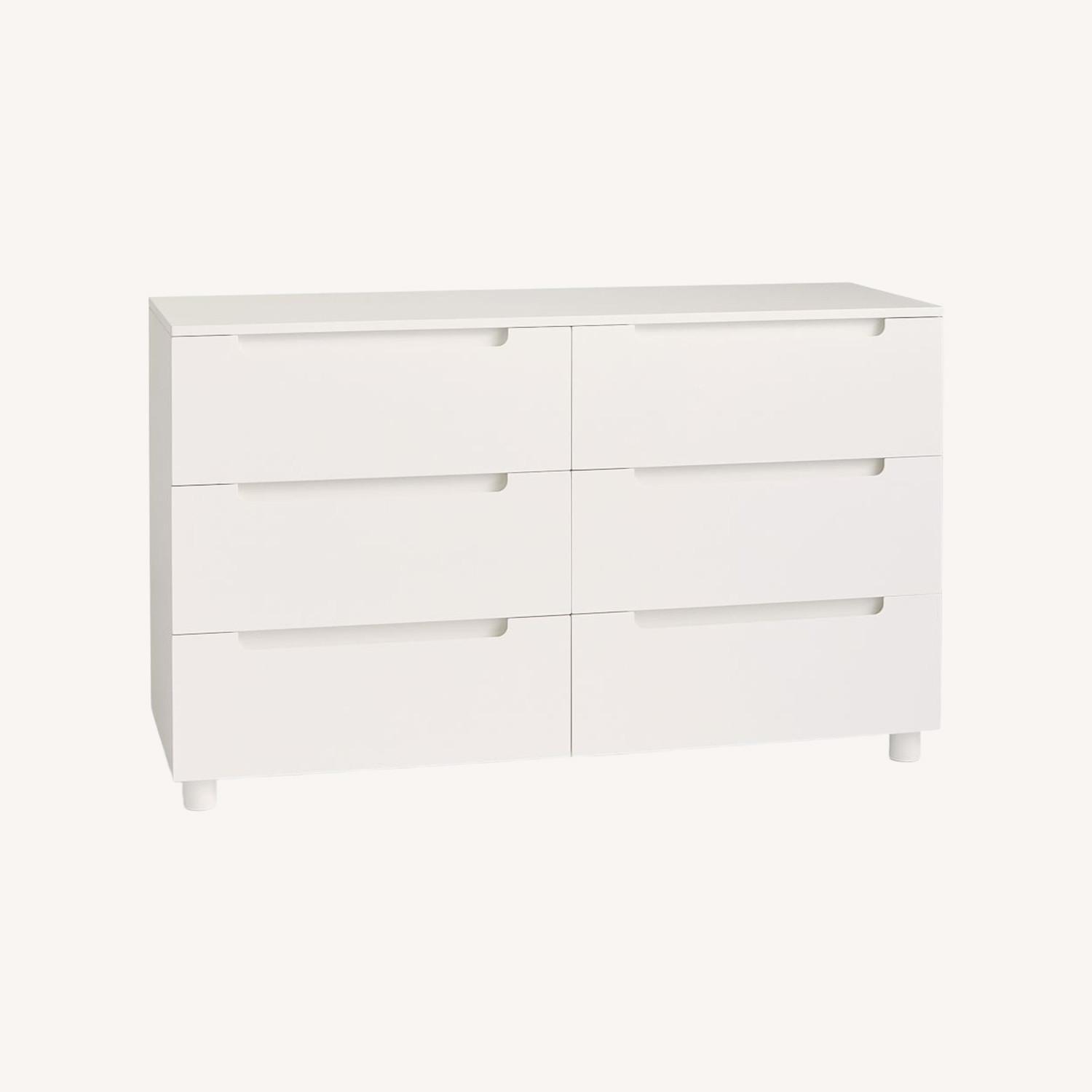 West Elm Arlen White Wood Dresser - image-0