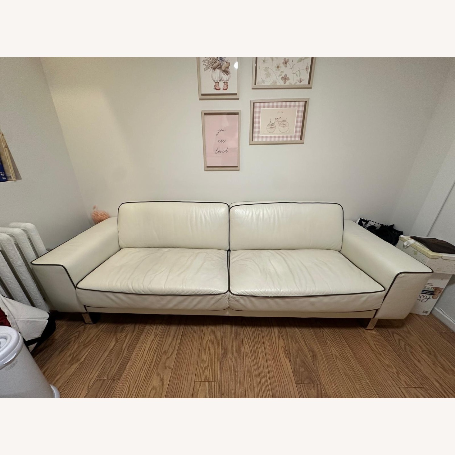 Modloft Modern Furniture White 3+ Seater Sofa - image-1