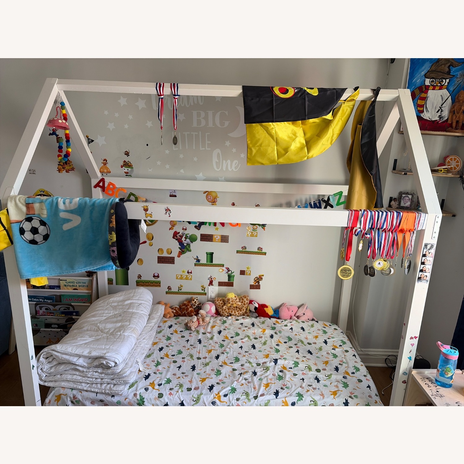 Pottery Barn Kids Camden House White Twin Bed - image-3