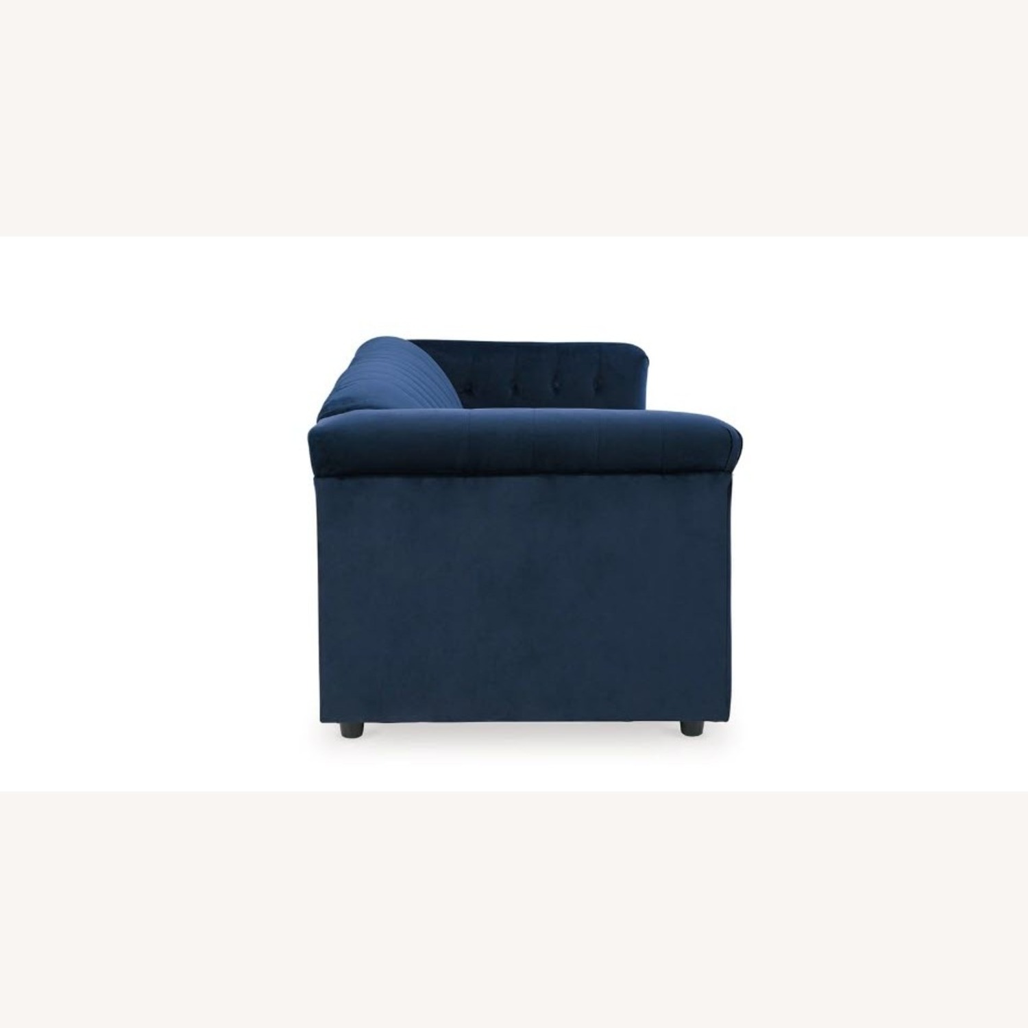 Ashley Furniture Blue Suede 3+ Seater Sofa - image-3