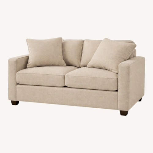 Used Room & Board York Natural Fabric Loveseat for sale on AptDeco