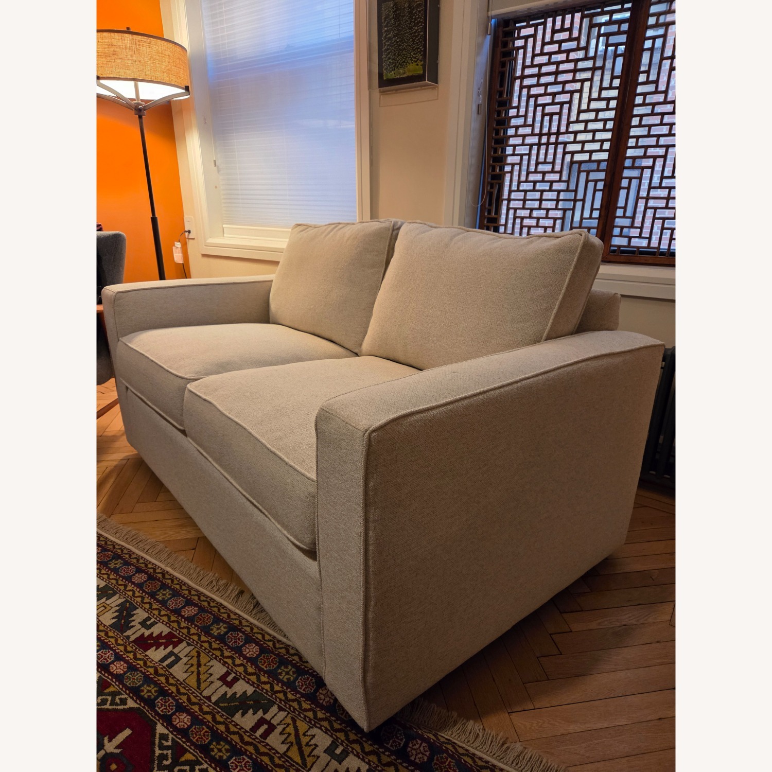 Room & Board York Natural Fabric Loveseat - image-2